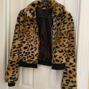 No boundaries cheetah jacket
